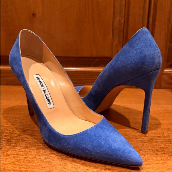 Manolo Blahnik Royal Blue Heels